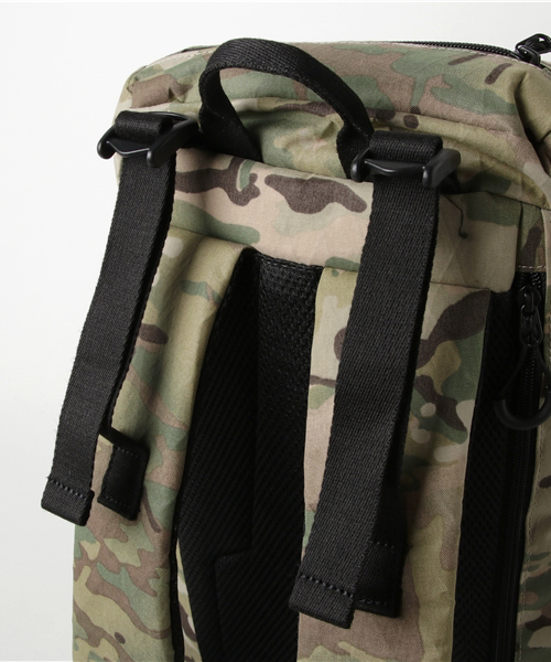 Rams(ラムス)の「Rams ラムス BACK PACK バックパック リュック RAMX-001 x-pac ユニセックス(バックパック/リュック・メンズ・カモフラージュ/デザートカモ/グレー系カモフラージュ・FREE)」の13枚目の写真