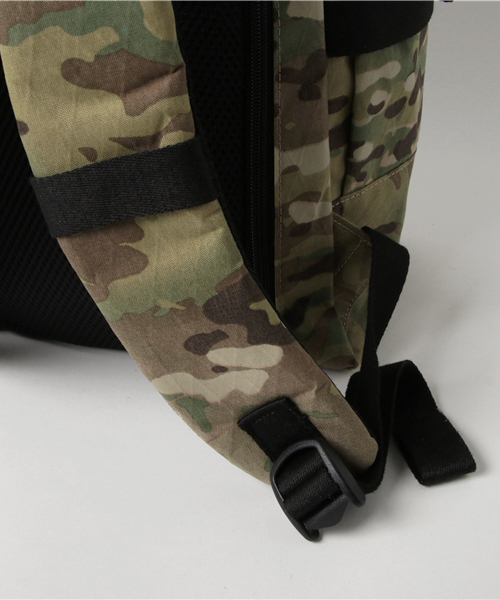 Rams(ラムス)の「Rams ラムス BACK PACK バックパック リュック RAMX-001 x-pac ユニセックス(バックパック/リュック・メンズ・カモフラージュ/デザートカモ/グレー系カモフラージュ・FREE)」の14枚目の写真