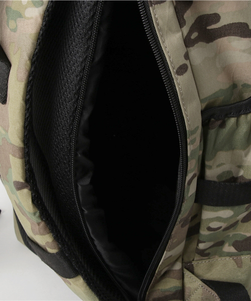 Rams(ラムス)の「Rams ラムス BACK PACK バックパック リュック RAMX-001 x-pac ユニセックス(バックパック/リュック・メンズ・カモフラージュ/デザートカモ/グレー系カモフラージュ・FREE)」の4枚目の写真