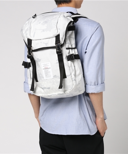 Rams(ラムス)の「Rams ラムス BACK PACK バックパック リュック RAMX-001 x-pac ユニセックス(バックパック/リュック・メンズ・カモフラージュ/デザートカモ/グレー系カモフラージュ・FREE)」の8枚目の写真