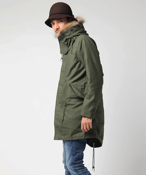 BEAUTY&YOUTH UNITED ARROWS（ビューティーアンドユースユナイテッドアローズ）の「MT TC B/STN モッズコート ∴ ◆（モッズコート・メンズ・オリーブ・SMALL/MEDIUM/LARGE）」の2枚目の写真