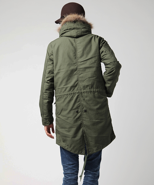 BEAUTY&YOUTH UNITED ARROWS（ビューティーアンドユースユナイテッドアローズ）の「MT TC B/STN モッズコート ∴ ◆（モッズコート・メンズ・オリーブ・SMALL/MEDIUM/LARGE）」の3枚目の写真
