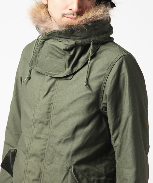 BEAUTY&YOUTH UNITED ARROWS（ビューティーアンドユースユナイテッドアローズ）の「MT TC B/STN モッズコート ∴ ◆（モッズコート・メンズ・オリーブ・SMALL/MEDIUM/LARGE）」の4枚目の写真
