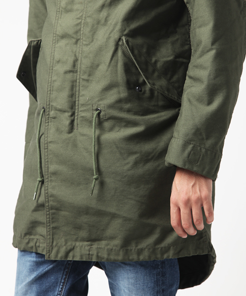 BEAUTY&YOUTH UNITED ARROWS（ビューティーアンドユースユナイテッドアローズ）の「MT TC B/STN モッズコート ∴ ◆（モッズコート・メンズ・オリーブ・SMALL/MEDIUM/LARGE）」の5枚目の写真