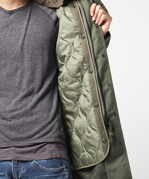 BEAUTY&YOUTH UNITED ARROWS（ビューティーアンドユースユナイテッドアローズ）の「MT TC B/STN モッズコート ∴ ◆（モッズコート・メンズ・オリーブ・SMALL/MEDIUM/LARGE）」の6枚目の写真