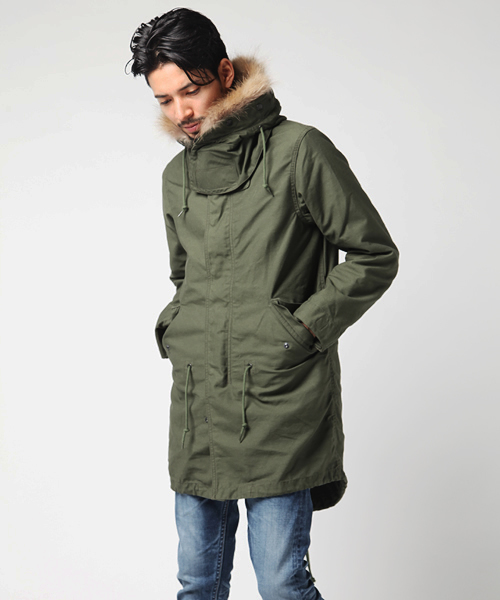 BEAUTY&YOUTH UNITED ARROWS（ビューティーアンドユースユナイテッドアローズ）の「MT TC B/STN モッズコート ∴ ◆（モッズコート・メンズ・オリーブ・SMALL/MEDIUM/LARGE）」の7枚目の写真