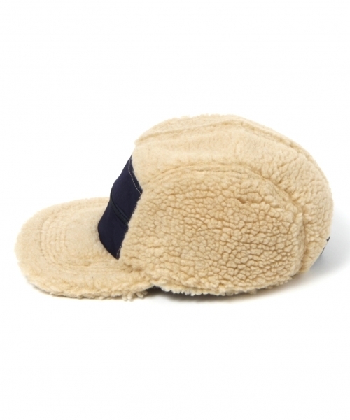 RAGEBLUE（レイジブルー）の「ボアCAP/774850（キャップ・メンズ・ベージュ/ネイビー・FREE）」の3枚目の写真