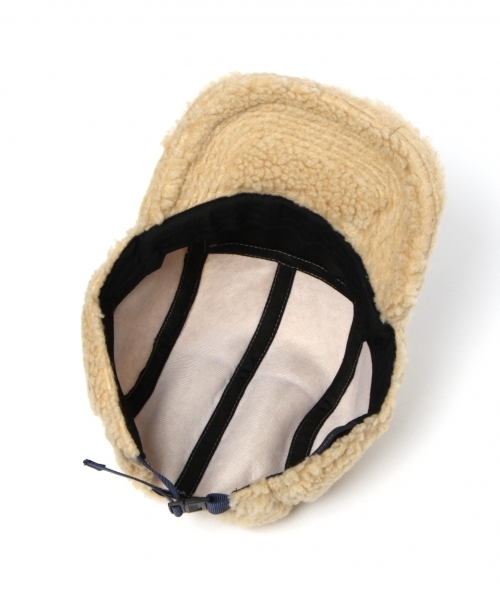 RAGEBLUE（レイジブルー）の「ボアCAP/774850（キャップ・メンズ・ベージュ/ネイビー・FREE）」の6枚目の写真