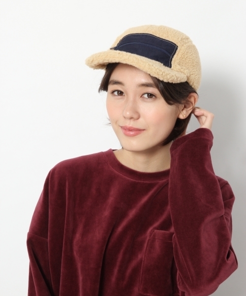 RAGEBLUE（レイジブルー）の「ボアCAP/774850（キャップ・メンズ・ベージュ/ネイビー・FREE）」の11枚目の写真