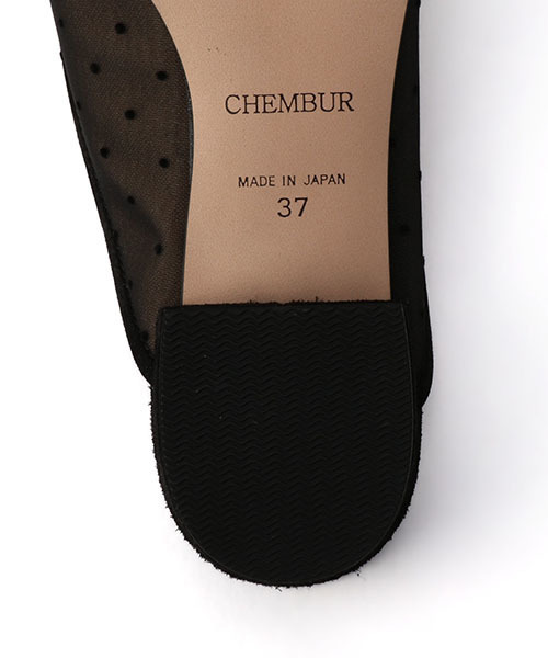 CHEMBUR（チェンバー）の「CHEMBUR リボン付きドットスリッポン