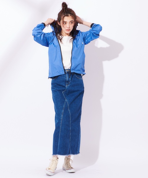 Lee（リー）の「【LEE/リー】REMAKEMIDISK/リメイク風ミディ丈デニムスカート（デニムスカート・レディース・ライトブルー/ブルー・SMALL/MEDIUM/X-SMALL）」の17枚目の写真