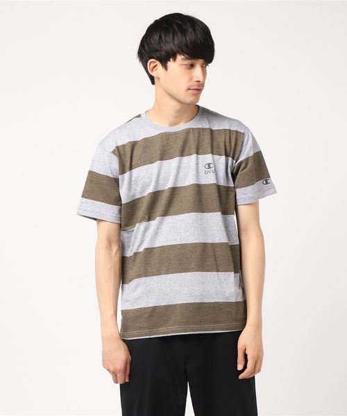Champion(チャンピオン)の「【Champion/チャンピオン】メンズ CPFU(チャンピオン フィジカルフィットネスユニフォーム) 87C JERSEY Tシャツ(Tシャツ/カットソー・メンズ・グレー/ダークブルー・LARGE/X-LARGE/MEDIUM)」の2枚目の写真