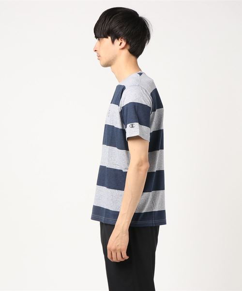 Champion(チャンピオン)の「【Champion/チャンピオン】メンズ CPFU(チャンピオン フィジカルフィットネスユニフォーム) 87C JERSEY Tシャツ(Tシャツ/カットソー・メンズ・グレー/ダークブルー・LARGE/X-LARGE/MEDIUM)」の3枚目の写真