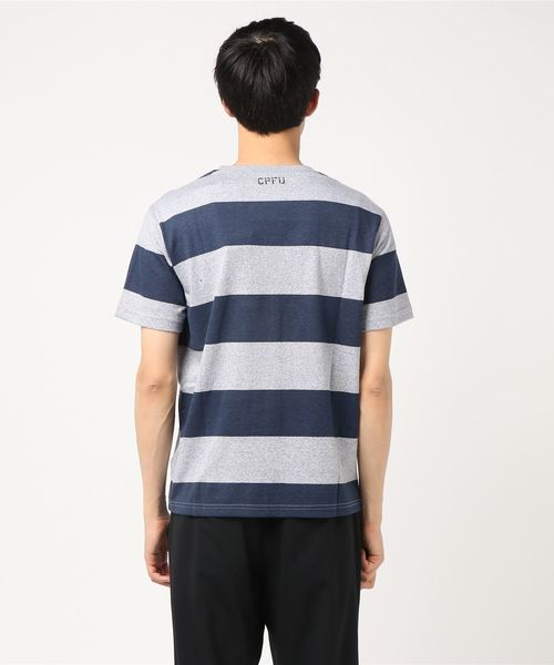 Champion(チャンピオン)の「【Champion/チャンピオン】メンズ CPFU(チャンピオン フィジカルフィットネスユニフォーム) 87C JERSEY Tシャツ(Tシャツ/カットソー・メンズ・グレー/ダークブルー・LARGE/X-LARGE/MEDIUM)」の4枚目の写真