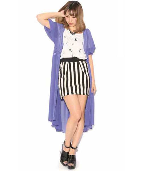 Rolick（ロリック）の「ｳﾗｹｽｶｰﾄ（スカート・レディース・レッド/ブルー/ブラック・23inch）」の4枚目の写真