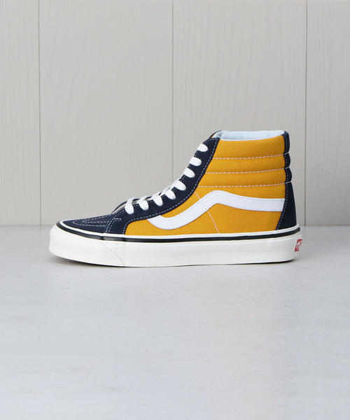 VANS(バンズ)の「<VANS>ANAHEIM FACTORY SK8-HI 38 DX/スニーカー ◆(スニーカー・レディース・イエロー/レッド・4h/5/6h/5h/6/7)」の2枚目の写真