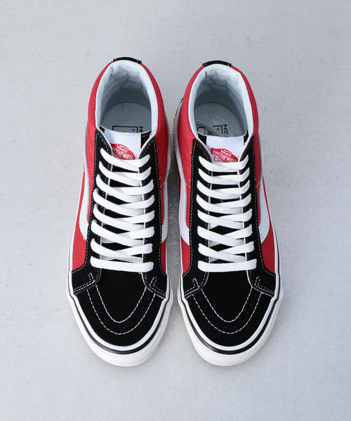 VANS(バンズ)の「<VANS>ANAHEIM FACTORY SK8-HI 38 DX/スニーカー ◆(スニーカー・レディース・イエロー/レッド・4h/5/6h/5h/6/7)」の4枚目の写真