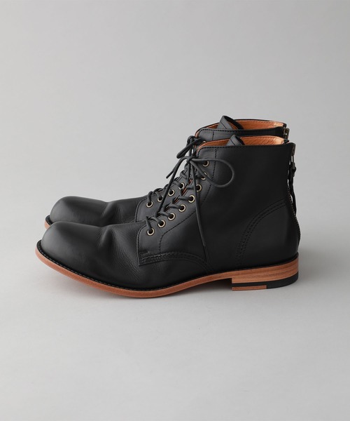 PADRONE（パドローネ）の「【PADRONE】BACK ZIP LACE UP BOOTS/レース