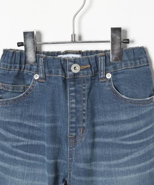 GLOBAL WORK（グローバルワーク）の「【ジュニア】スソフリンジカコウデニム/794485（デニムパンツ・キッズ・ブラック/ブルー/ネイビー・MEDIUM/LARGE）」の7枚目の写真