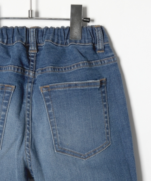GLOBAL WORK（グローバルワーク）の「【ジュニア】スソフリンジカコウデニム/794485（デニムパンツ・キッズ・ブラック/ブルー/ネイビー・MEDIUM/LARGE）」の10枚目の写真
