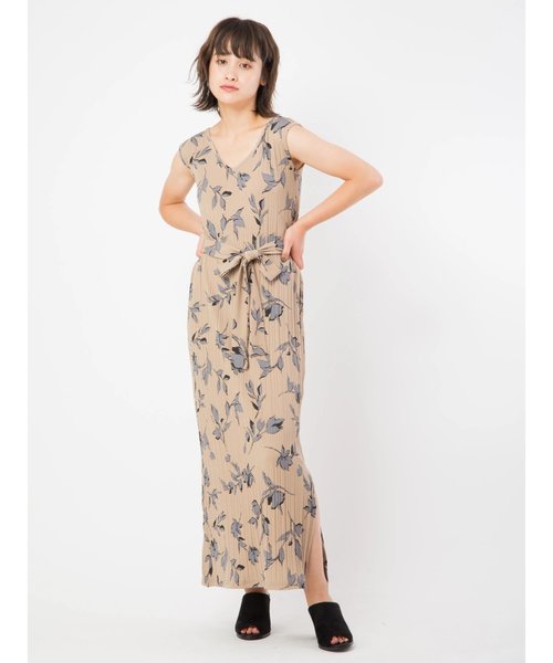 Cecil Mcbee セシルマクビー の 花柄プリーツワンピース ワンピース Wear