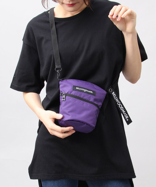 BELLWOODMADE（ベルウッドメイド）の「【 BELLWOODMADE / ベルウッドメイド 】 CHALK チョーク / サコッシュ / チョークバッグ（ショルダーバッグ・メンズ・ブラック/パープル/イエロー/カモフラージュ/ブラック系その他/グレー系その他/カラフル・FREE）」の5枚目の写真