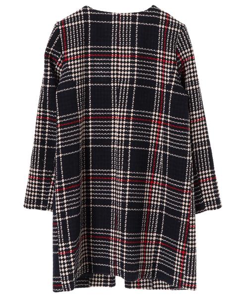 YECCA VECCA(イェッカヴェッカ)の「・レトロチェックコート(ダウンジャケット/コート・レディース・ホワイト/ネイビー・FREE)」の12枚目の写真