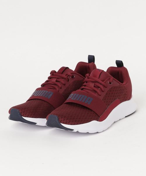 PUMA(プーマ)の「PUMA プーマ プーマ ワイヤード(スニーカー・メンズ・ブラック×レッド/ブラック×イエロー/レッド・25.0cm/25.5cm/26.0cm/26.5cm/27.0cm/27.5cm/28.0cm/28.5cm/29.0cm/29.5cm/30.0cm)」の1枚目の写真