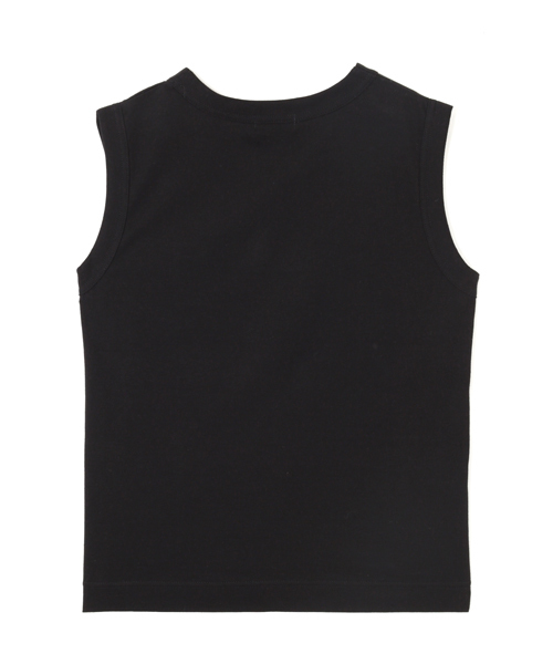 MARGARET HOWELL（マーガレットハウエル）の「COTTON LINEN SLEEVELESS JERSEY（Tシャツ/カットソー・レディース・ブラック/チャコール・2）」の7枚目の写真