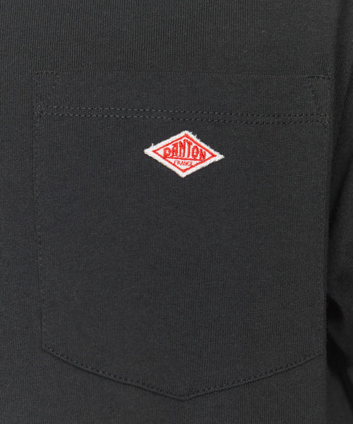 DANTON（ダントン）の「＜DANTON＞ LOGO PL/ポロシャツ（ポロシャツ・メンズ・ブラック/ホワイト・40/42/38）」の13枚目の写真