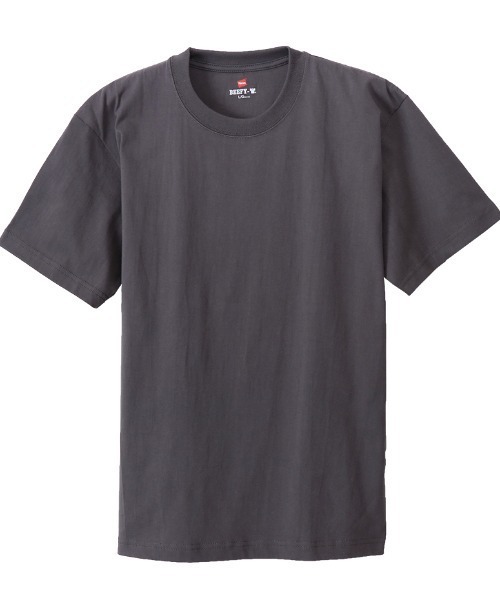 HANES(ヘインズ)の「HANES/ヘインズ BEEFY-T 半袖Tシャツ パックTEE 無地 H5180(Tシャツ/カットソー・メンズ・ホワイト/ブラック/パープル/ネイビー/グレー/ピンク/グリーン/ヘザーグレー/カーキ・S/M/L/XL)」の3枚目の写真