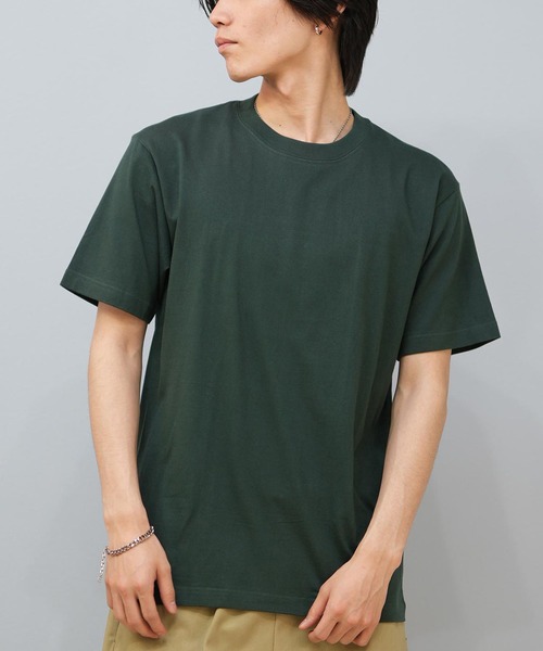 HANES(ヘインズ)の「HANES/ヘインズ BEEFY-T 半袖Tシャツ パックTEE 無地 H5180(Tシャツ/カットソー・メンズ・ホワイト/ブラック/パープル/ネイビー/グレー/ピンク/グリーン/ヘザーグレー/カーキ・S/M/L/XL)」の6枚目の写真