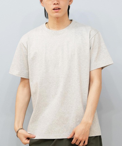 HANES(ヘインズ)の「HANES/ヘインズ BEEFY-T 半袖Tシャツ パックTEE 無地 H5180(Tシャツ/カットソー・メンズ・ホワイト/ブラック/パープル/ネイビー/グレー/ピンク/グリーン/ヘザーグレー/カーキ・S/M/L/XL)」の4枚目の写真