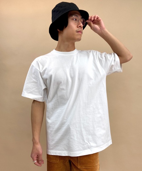 HANES(ヘインズ)の「HANES/ヘインズ BEEFY-T 半袖Tシャツ パックTEE 無地 H5180(Tシャツ/カットソー・メンズ・ホワイト/ブラック/パープル/ネイビー/グレー/ピンク/グリーン/ヘザーグレー/カーキ・S/M/L/XL)」の18枚目の写真