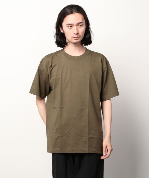 HANES(ヘインズ)の「HANES/ヘインズ BEEFY-T 半袖Tシャツ パックTEE 無地 H5180(Tシャツ/カットソー・メンズ・ホワイト/ブラック/パープル/ネイビー/グレー/ピンク/グリーン/ヘザーグレー/カーキ・S/M/L/XL)」の13枚目の写真