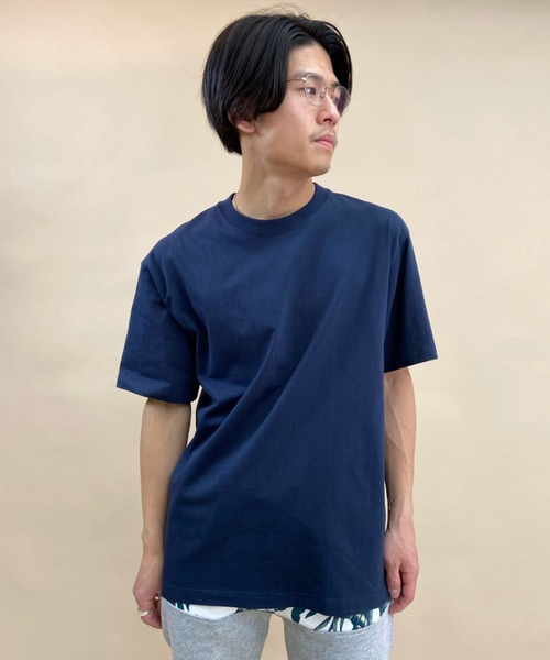 HANES(ヘインズ)の「HANES/ヘインズ BEEFY-T 半袖Tシャツ パックTEE 無地 H5180(Tシャツ/カットソー・メンズ・ホワイト/ブラック/パープル/ネイビー/グレー/ピンク/グリーン/ヘザーグレー/カーキ・S/M/L/XL)」の15枚目の写真