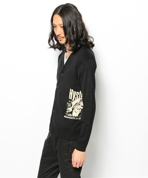 HYSTERIC GLAMOUR(ヒステリックグラマー)の「SHE’S NAUGHTY pt CD(カーディガン/ボレロ・メンズ・レッド/ブルー/ブラック・SMALL/MEDIUM)」の12枚目の写真