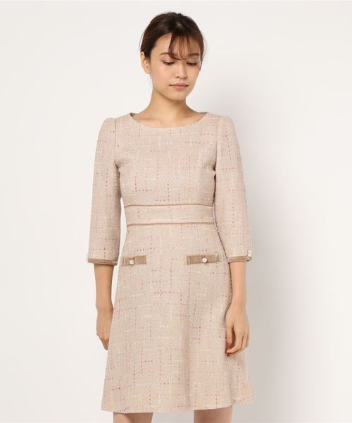 レッセパッセ ツイード ワンピース 楽天市場】【美人百花×LAISSE PASSE】ミックスツィード