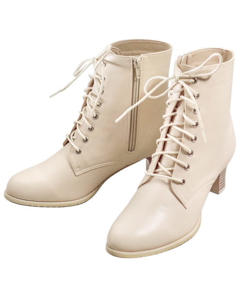 KYOETSU（キョウエツ）の「ショートブーツ（ブーツ・レディース・ブラック/アイボリー・23.5cm/24.5cm/25.5cm/23.0cm/24.0cm/25.0cm/26.0cm/22.5cm/22.0cm/21.5cm）」の17枚目の写真