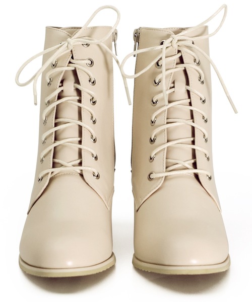 KYOETSU（キョウエツ）の「ショートブーツ（ブーツ・レディース・ブラック/アイボリー・23.5cm/24.5cm/25.5cm/23.0cm/24.0cm/25.0cm/26.0cm/22.5cm/22.0cm/21.5cm）」の18枚目の写真