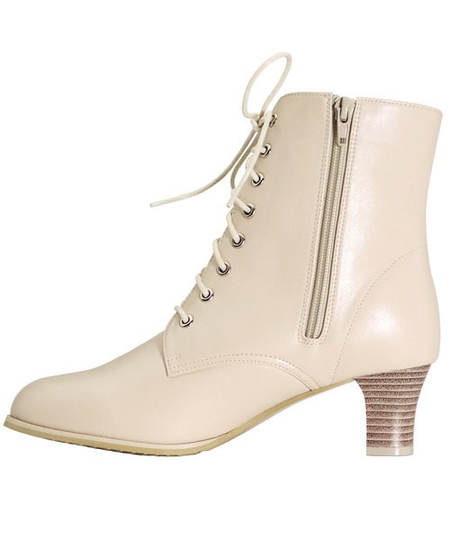 KYOETSU（キョウエツ）の「ショートブーツ（ブーツ・レディース・ブラック/アイボリー・23.5cm/24.5cm/25.5cm/23.0cm/24.0cm/25.0cm/26.0cm/22.5cm/22.0cm/21.5cm）」の19枚目の写真