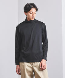 SUNSPEL | ＜SUNSPEL（サンスペル）＞ コットン タートルネック ﾛﾝｸﾞｽﾘｰﾌﾞ(Tシャツ/カットソー)