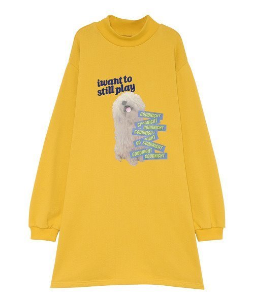 Candy Stripper（キャンディストリッパー）の「GOODNIGHT DOG ワンピース（ワンピース・レディース・ブラック/イエロー/アイボリー・2）」の5枚目の写真