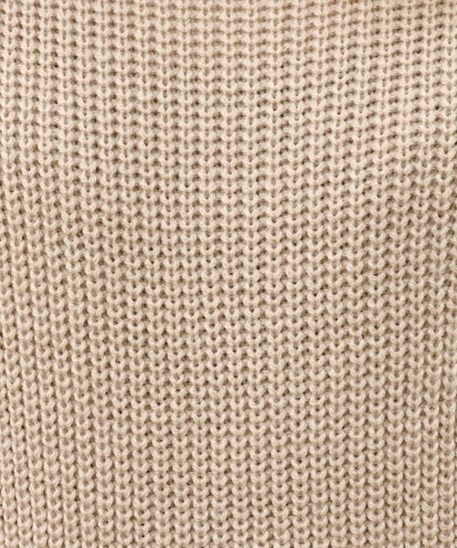 PairPair（ペアペア）の「ドロスト＆ポケット付きモックネックニット（ニット/セーター・レディース・その他/ライトベージュ/ベージュ・MEDIUM/LARGE）」の16枚目の写真