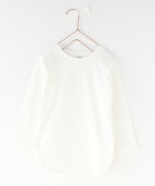 LOWRYS FARM(ローリーズファーム)の「ロングスリットLS2 873105(Tシャツ/カットソー・キッズ・オフホワイト/グリーン・MEDIUM/LARGE/X-LARGE)」の2枚目の写真