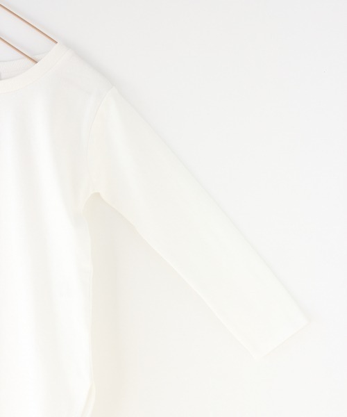 LOWRYS FARM(ローリーズファーム)の「ロングスリットLS2 873105(Tシャツ/カットソー・キッズ・オフホワイト/グリーン・MEDIUM/LARGE/X-LARGE)」の9枚目の写真