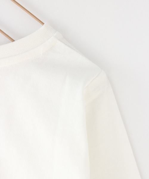 LOWRYS FARM(ローリーズファーム)の「ロングスリットLS2 873105(Tシャツ/カットソー・キッズ・オフホワイト/グリーン・MEDIUM/LARGE/X-LARGE)」の6枚目の写真