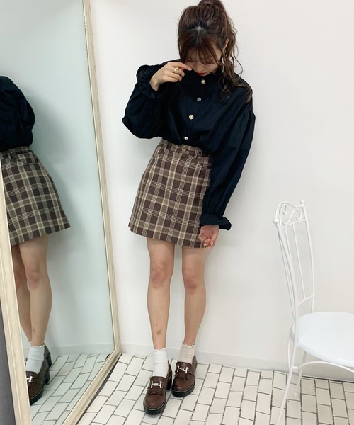 apres jour（アプレジュール）の「イロイロボタンハイネックブラウス【ZOZOTOWN限定アイテム】（シャツ/ブラウス・レディース・ブラック/オフホワイト/アイボリー/ライトグリーン/モカ/ラベンダー・フリー）」の17枚目の写真