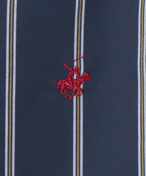 BEVERLY HILLS POLO CLUB（ビバリーヒルズポロクラブ）の「BEVERLY HILLS POLO CLUB/ビバリーヒルズポロクラブ  オーバーサイズ コットン 無地 ストライプ ロゴ ワンポイント刺繍 ボタンダウンシャツ/長袖シャツ/レディース メンズ（シャツ/ブラウス・メンズ・ベージュ/ネイビー/ブラウン/ベージュ系その他/ブルー系その他/ワイン/サックスブルー/ホワイト/ベージュ系その他2/ブルー系その他2/チャコールグレー/グリーン系その他/ライトインディゴブルー/インディゴブルー/イエロー系その他/グリーン系その他2/イエロー系その他2/ホワイト系その他/ライラック/カーキ・LL/M/L）」の21枚目の写真