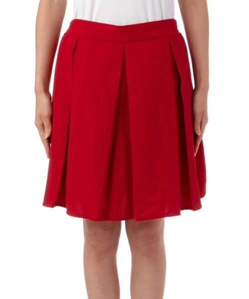 THE EMPORIUM(ジエンポリアム)の「タックプリーツスカート(スカート・レディース・ブラック/グリーン/レッド/ブルー・38/40)」の4枚目の写真